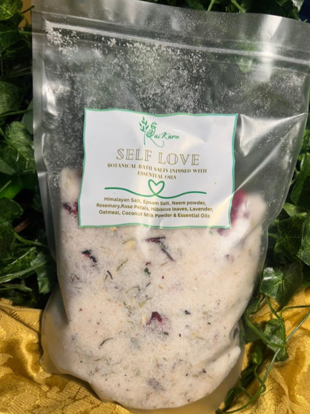 SELF LOVE | Botanical Bath Salts Infused w/ Essential Oils